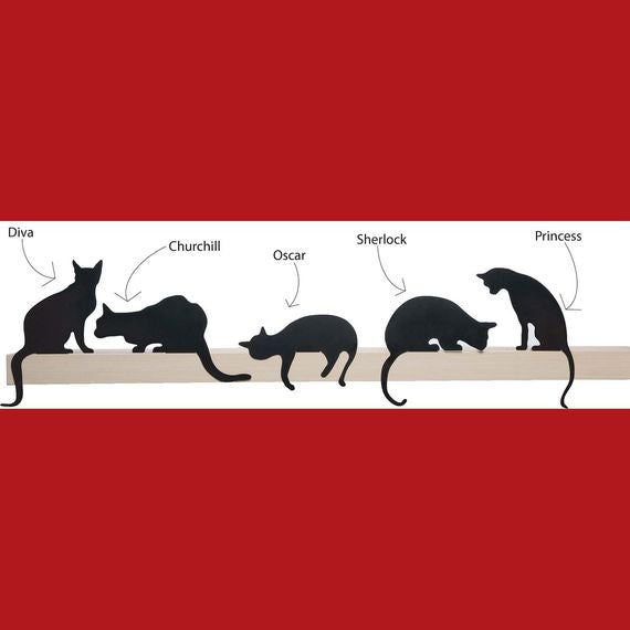 Artori Design | Cat's Meow - Sherlock Decorative Cat Silhouette