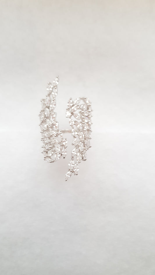 Adjustable Angel Wing Ring