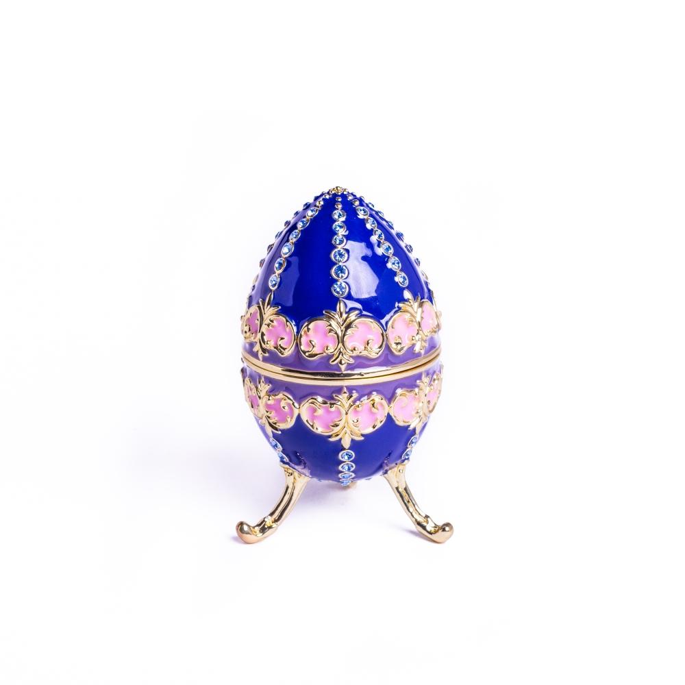 Blue Decorated Faberge Egg
