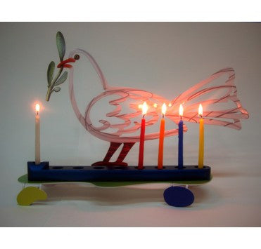 David Gerstein | Hanukkah Menorah Dove