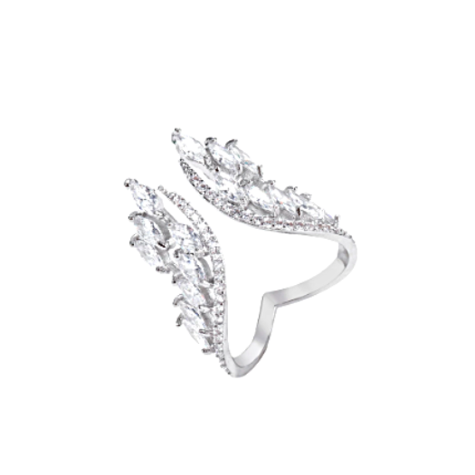 Adjustable Open Wings Ring