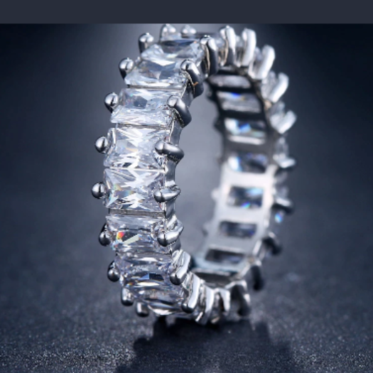 Eternity Baguette Ring