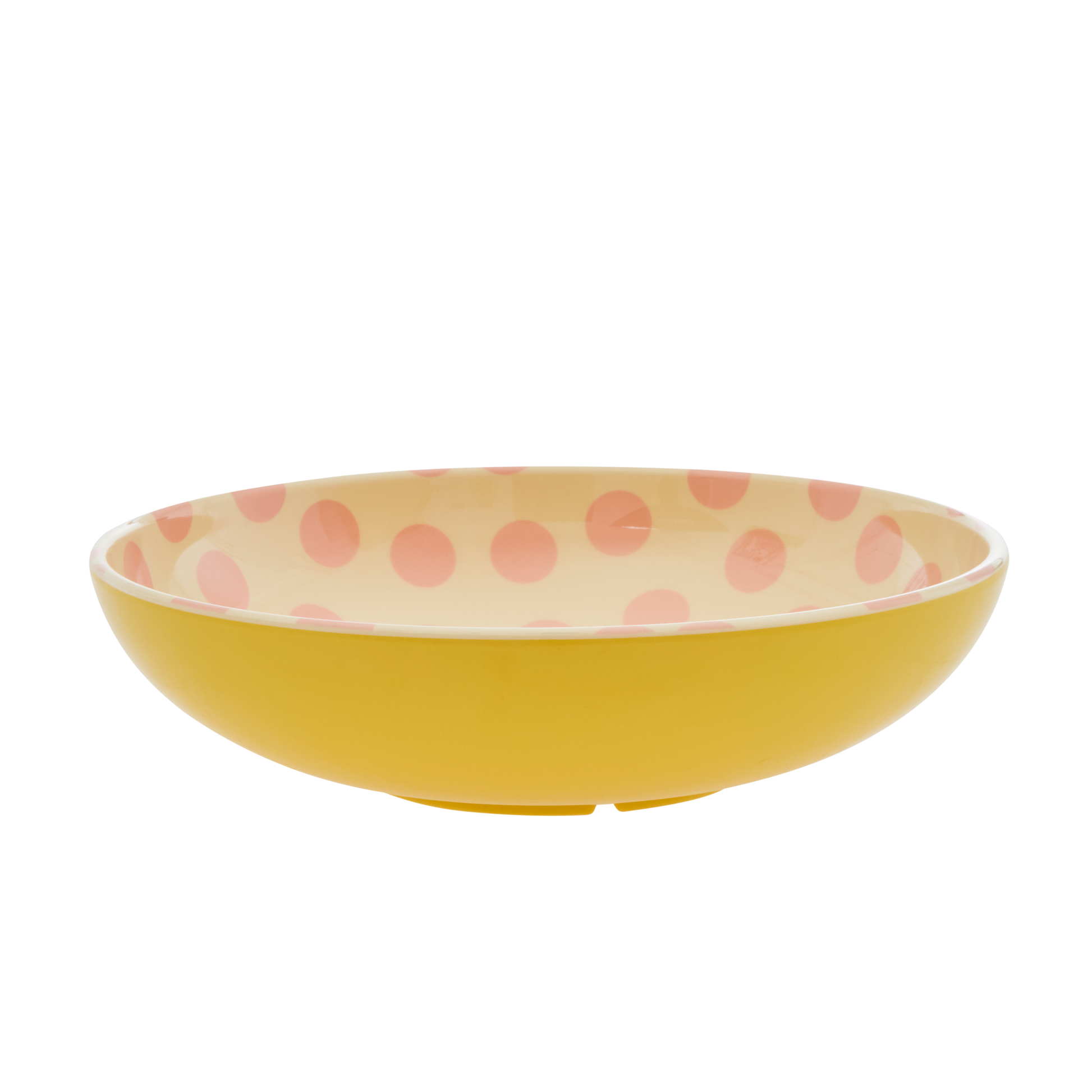 Large Melamine Salad Bowl - Soft Pink - Rice By Rice