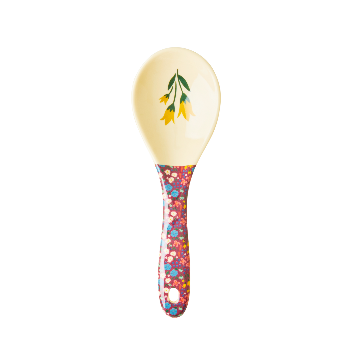 Melamine Salad Spoon | Poppies Print - Rice By Rice