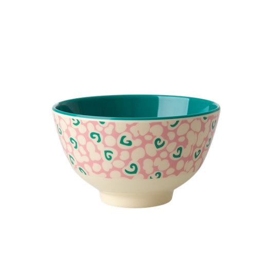 Rice DK | Two-Tone Melamine Bowl with Liquid Spots Print