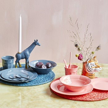 Set of 2 Rice DK Dark Grey Melamine Cup