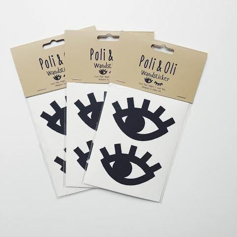 Poli & Oli, Wall Sticker Eyes easily removable