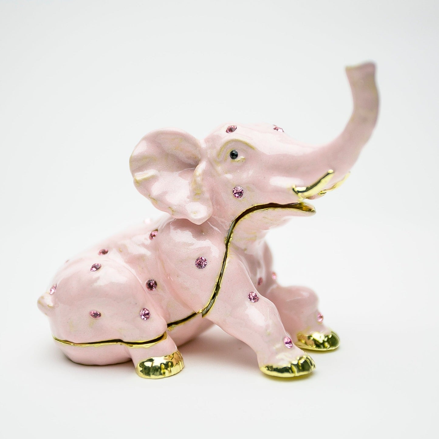 Pink Elephant - trinket box Decor with Unique Design