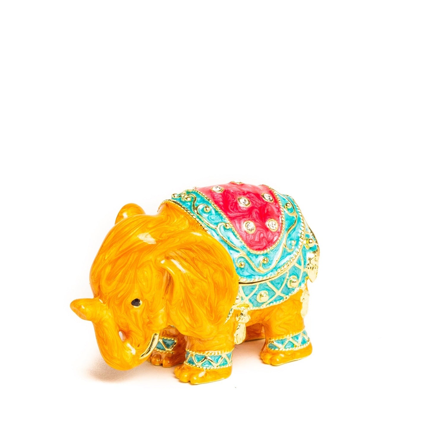 Brown Elephant - trinket box Decor with Unique Design