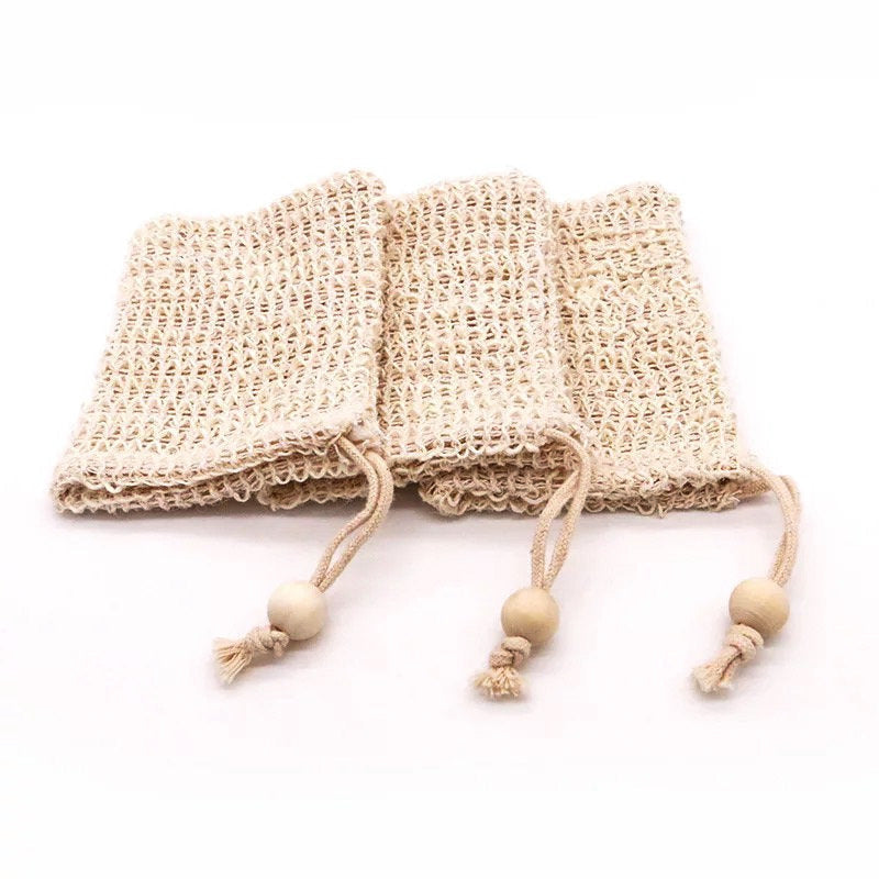 Natural Sisal Soap Pouch Saver