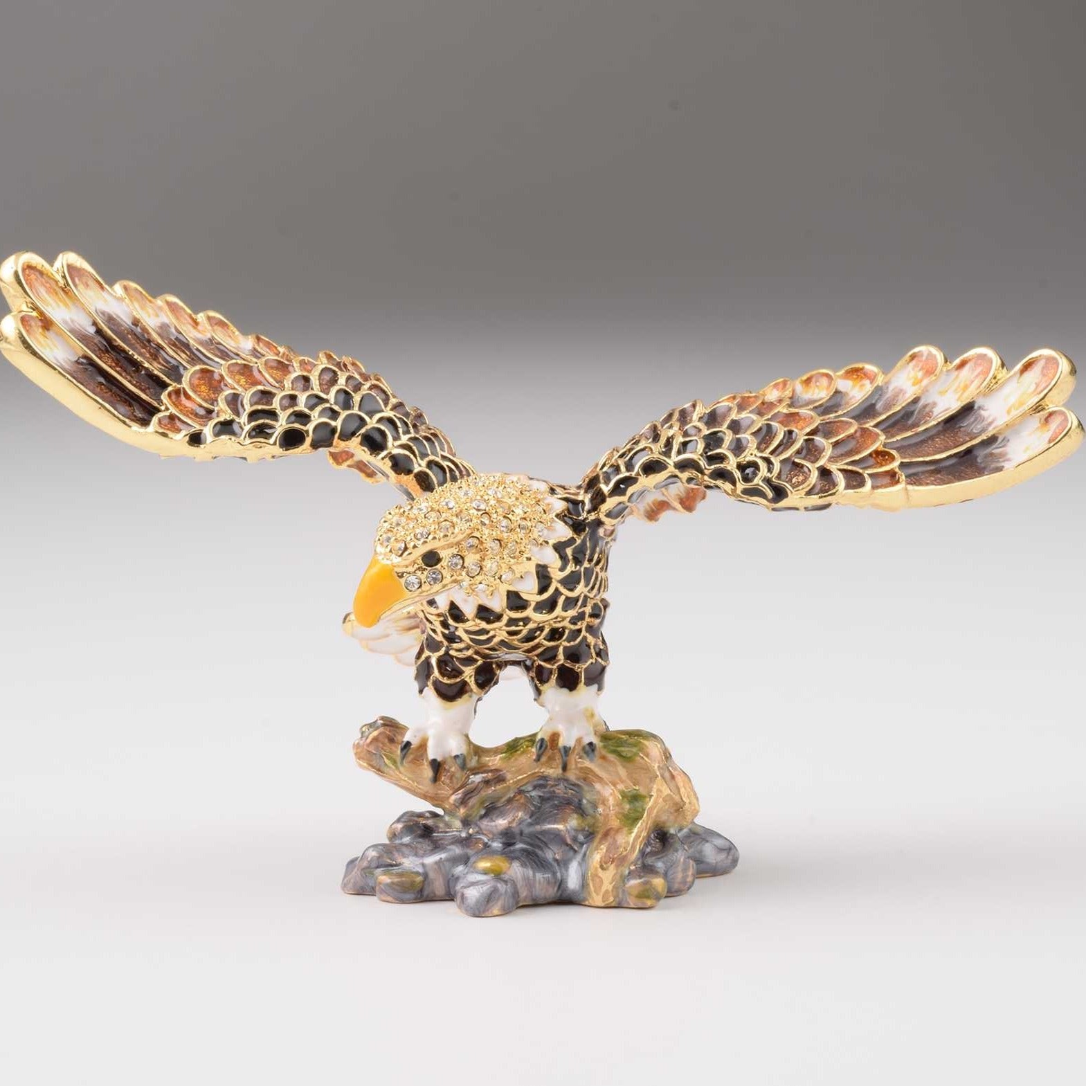 Brown Eagle - trinket box Decor with Unique Design