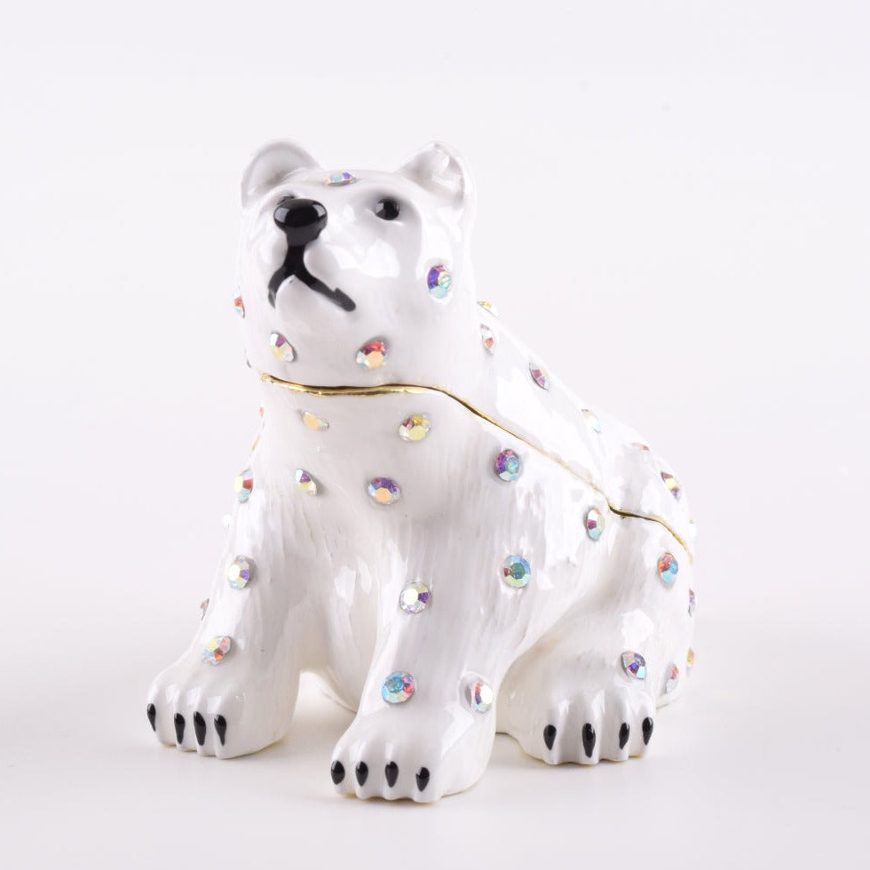 White Bear - trinket box Decor with Unique Design