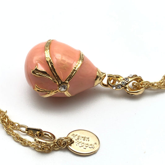 Pink Egg Pendant Necklace - jewelry Decor with Unique Design