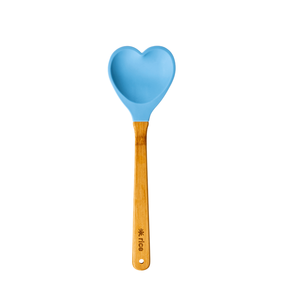 Rice DK Bamboo and Silicone Heart Spatulas