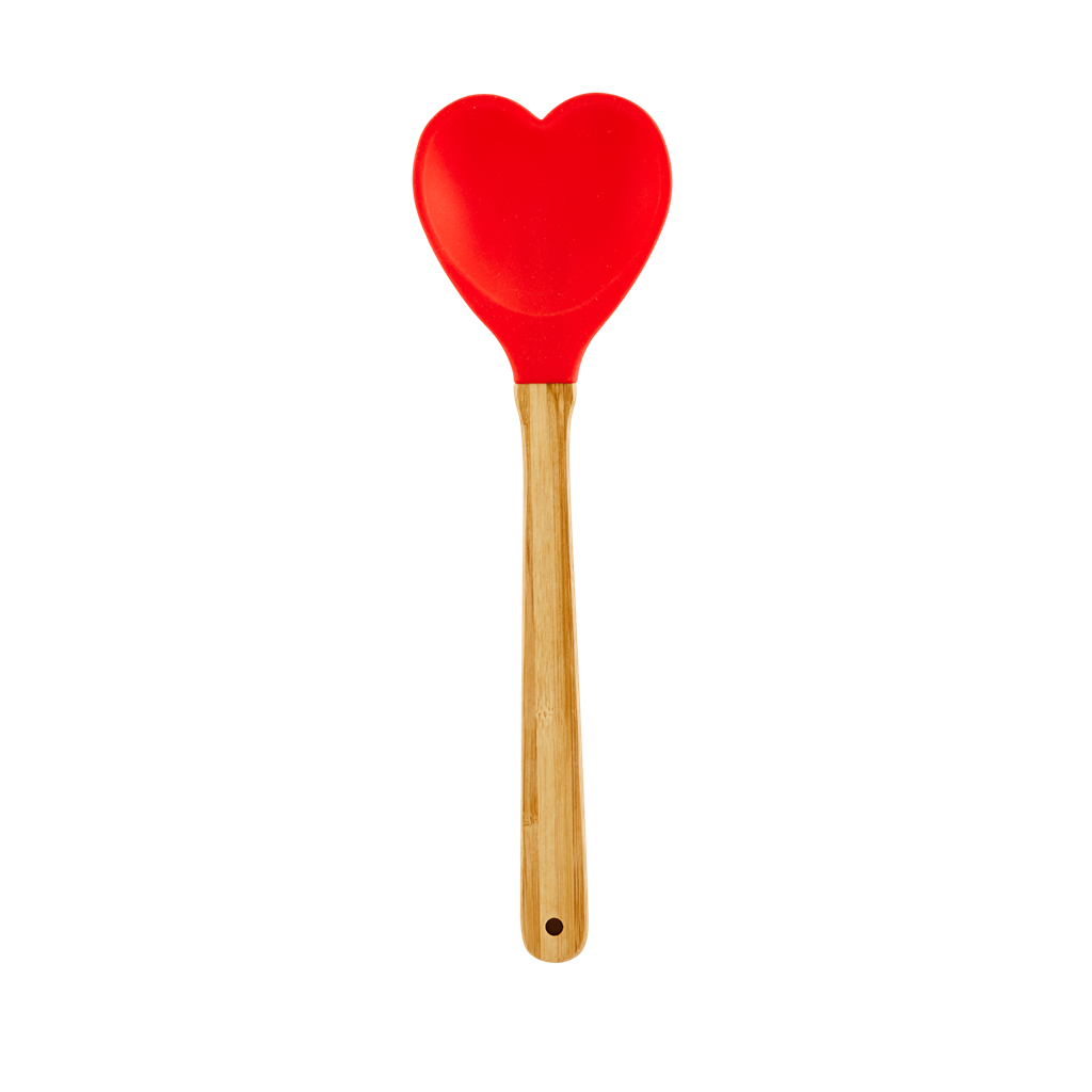 Spoon, Silicone Spoon, Heart-shaped Silicone Stirring Spoon, Ice