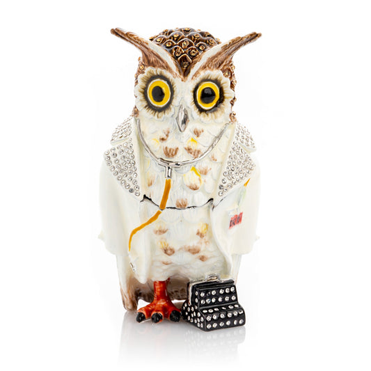 Owl Doctor Trinket box - trinket box Decor with Unique Design