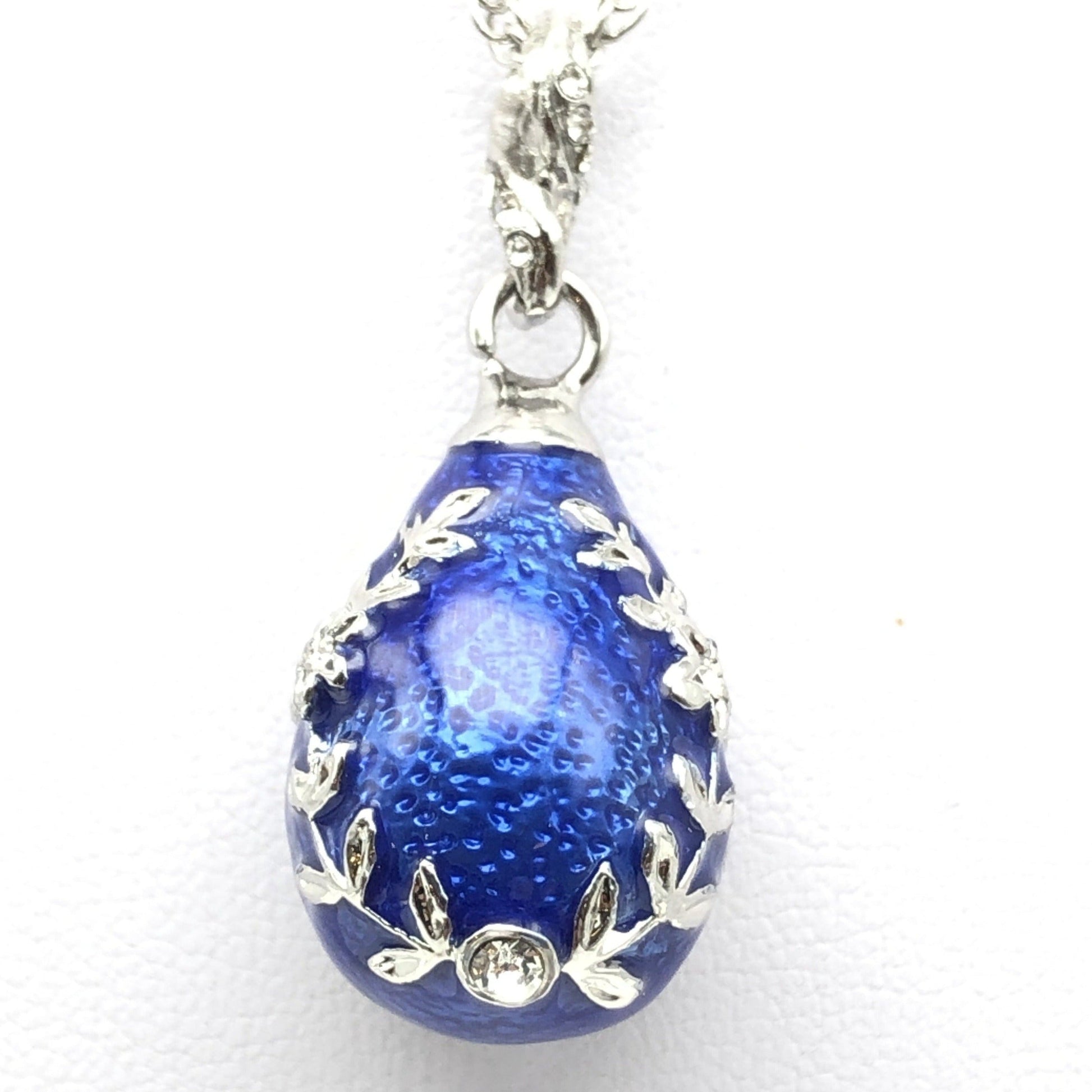 Blue Egg Pendant Necklace - jewelry Decor with Unique Design