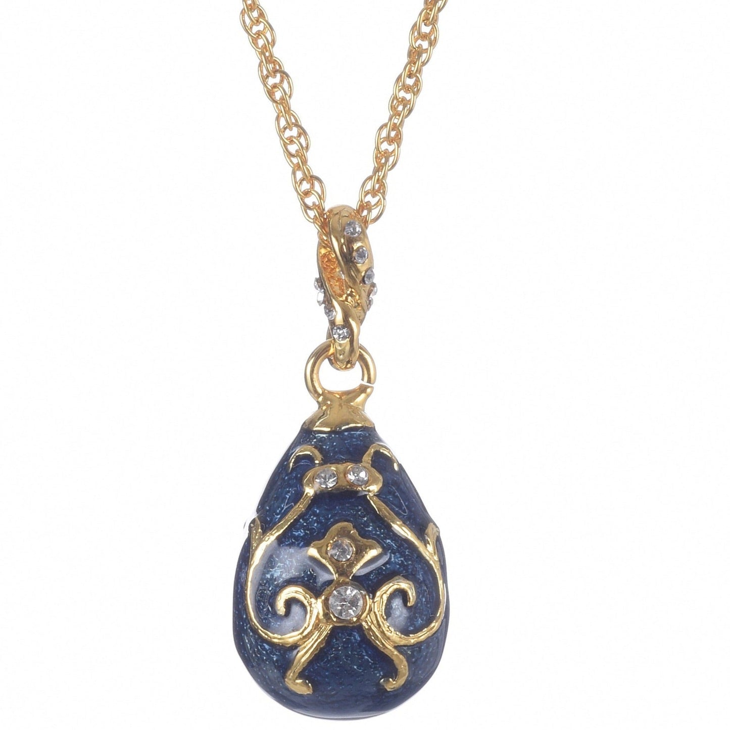 Blue Egg Pendant Necklace - jewelry Decor with Unique Design