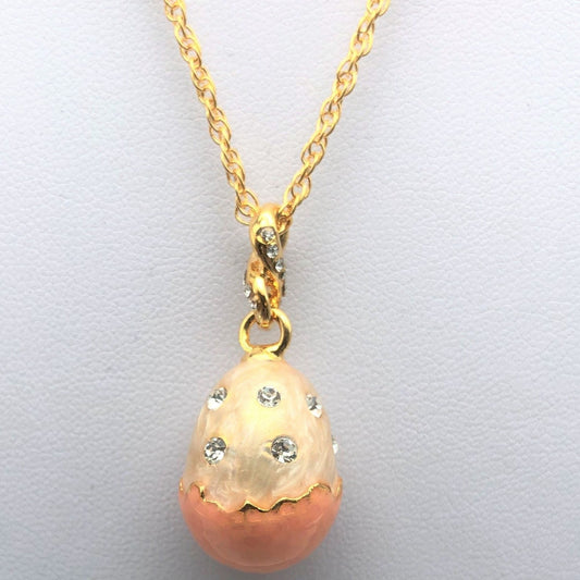 Pink Egg Pendant Necklace - jewelry Decor with Unique Design