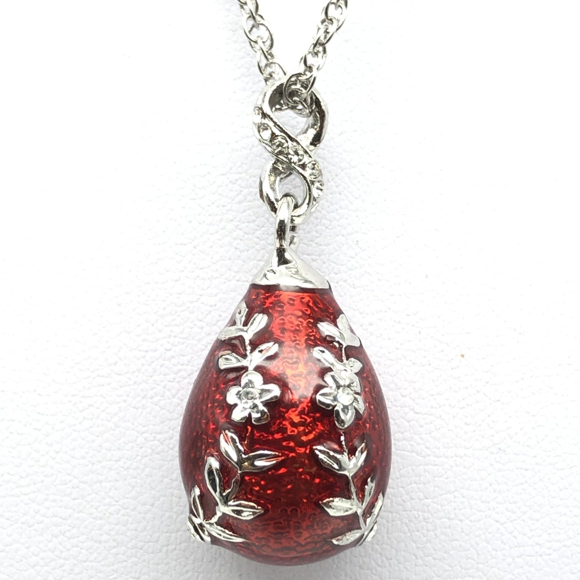 Red Egg Pendant Necklace - jewelry Decor with Unique Design