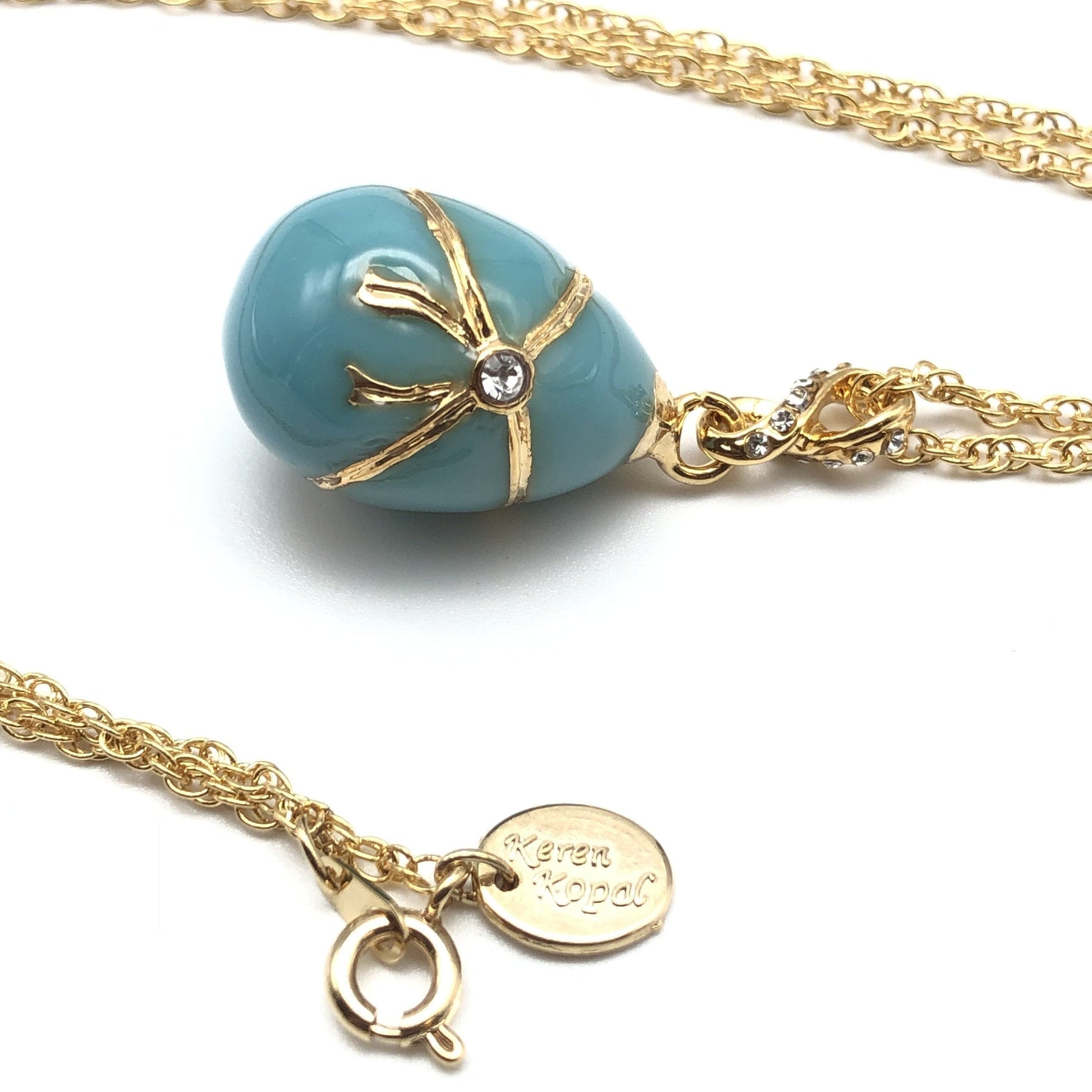 Turquoise Egg Pendant Necklace - jewelry Decor with Unique Design