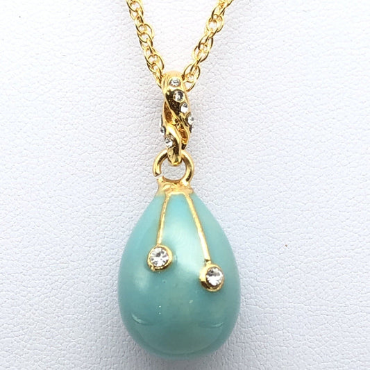 Turquoise Egg Pendant Necklace - jewelry Decor with Unique Design