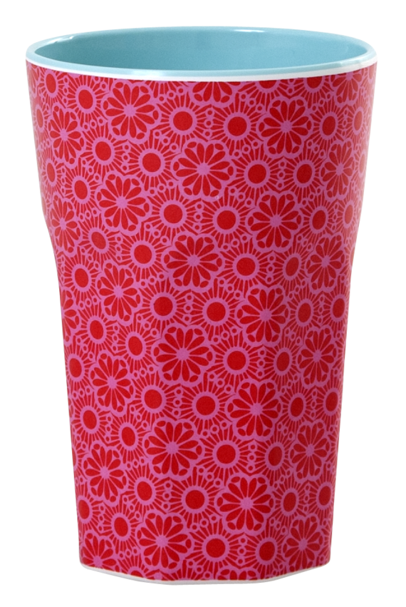 Rice DK Melamine Pink Marrakesh Two Tone Tall Cup