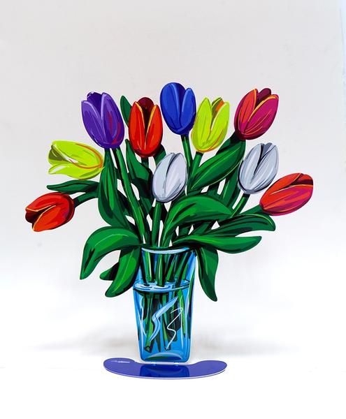 David Gerstein | Tulips Vase Small - Side 1
