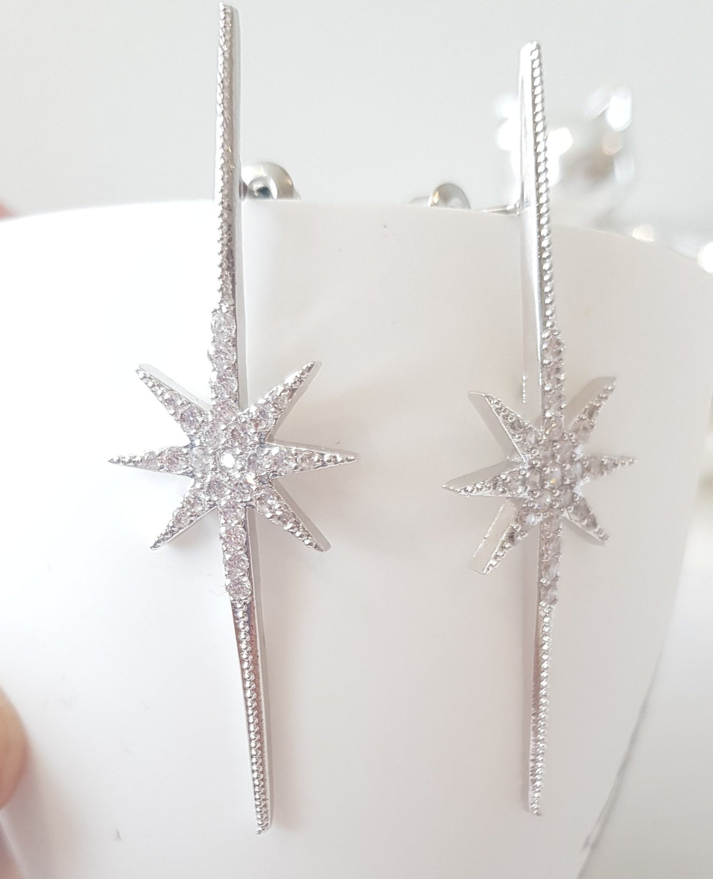 Star Icicles Drop Earrings