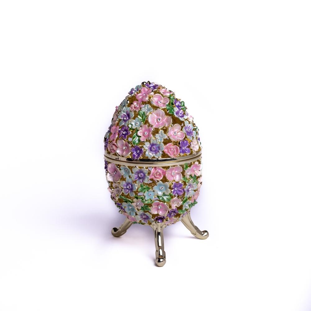 Russian Egg Decorated with Flowers