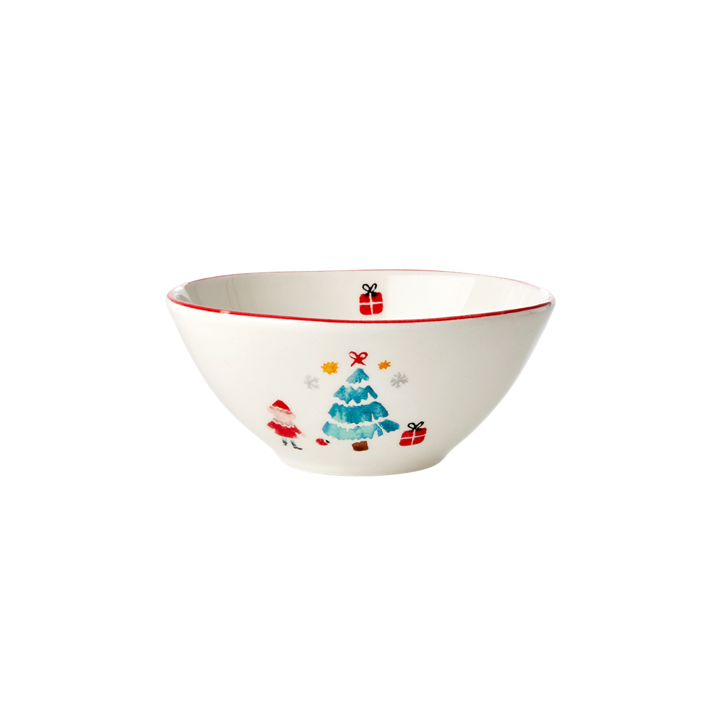 Rice DK Ceramic Bowl with Christmas Tree