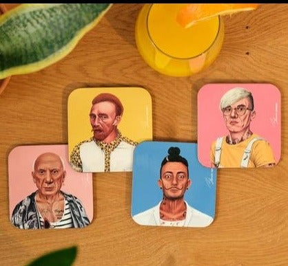 Hipstory | Artist Pack of 4 Coasters