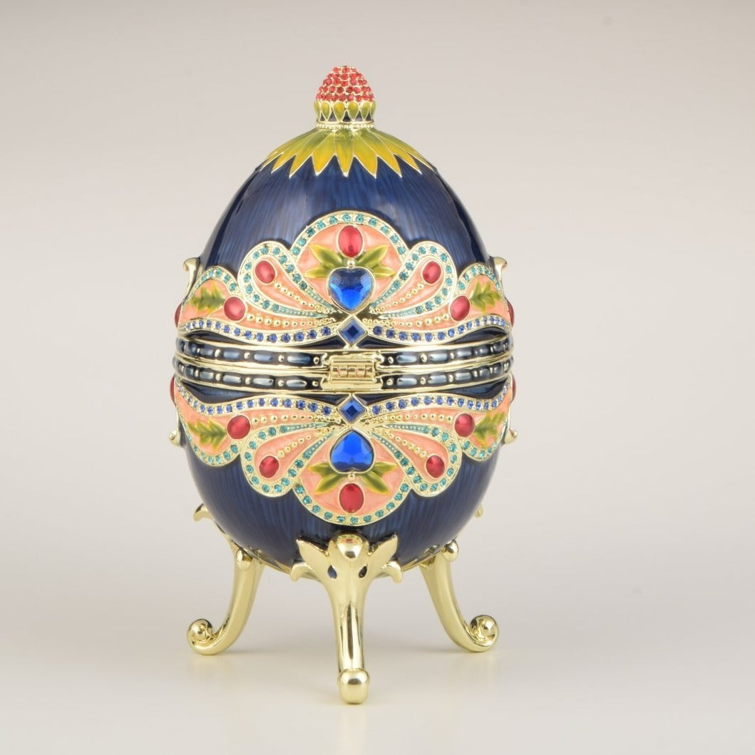 Blue Colorful Russian Egg