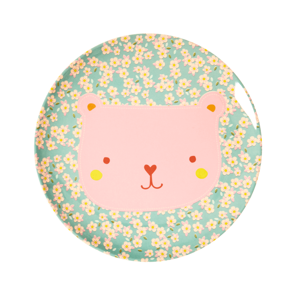 Rice DK | Animal Kids Lunch Plate Bear Print