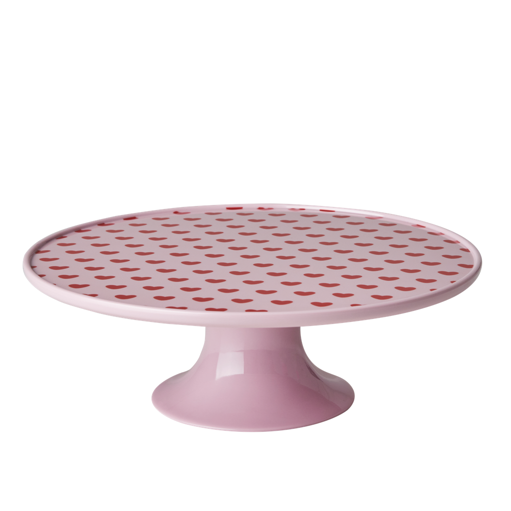 Melamine Cake Stand | Sweethearts Print - Rice By Rice