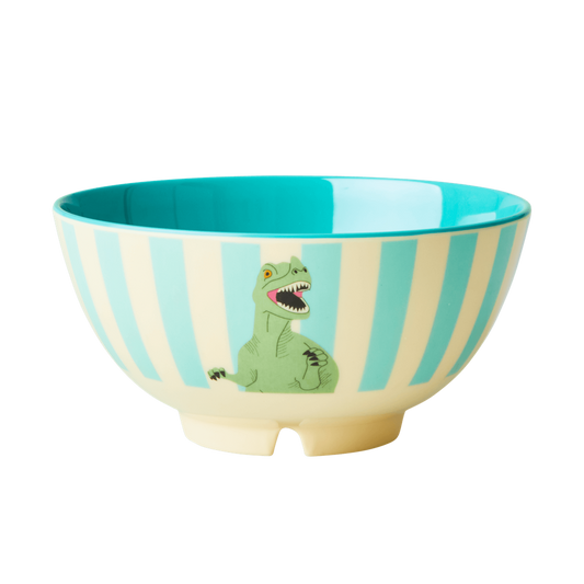 Melamine Medium Bowl | Dino Print - Rice By Rice