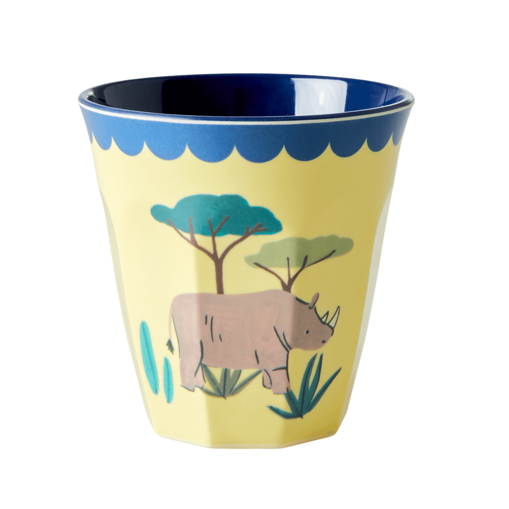 Melamine Kids Cups in Asst. Funky Prints - Medium - 6 pcs. in Gift Box - Rice By Rice