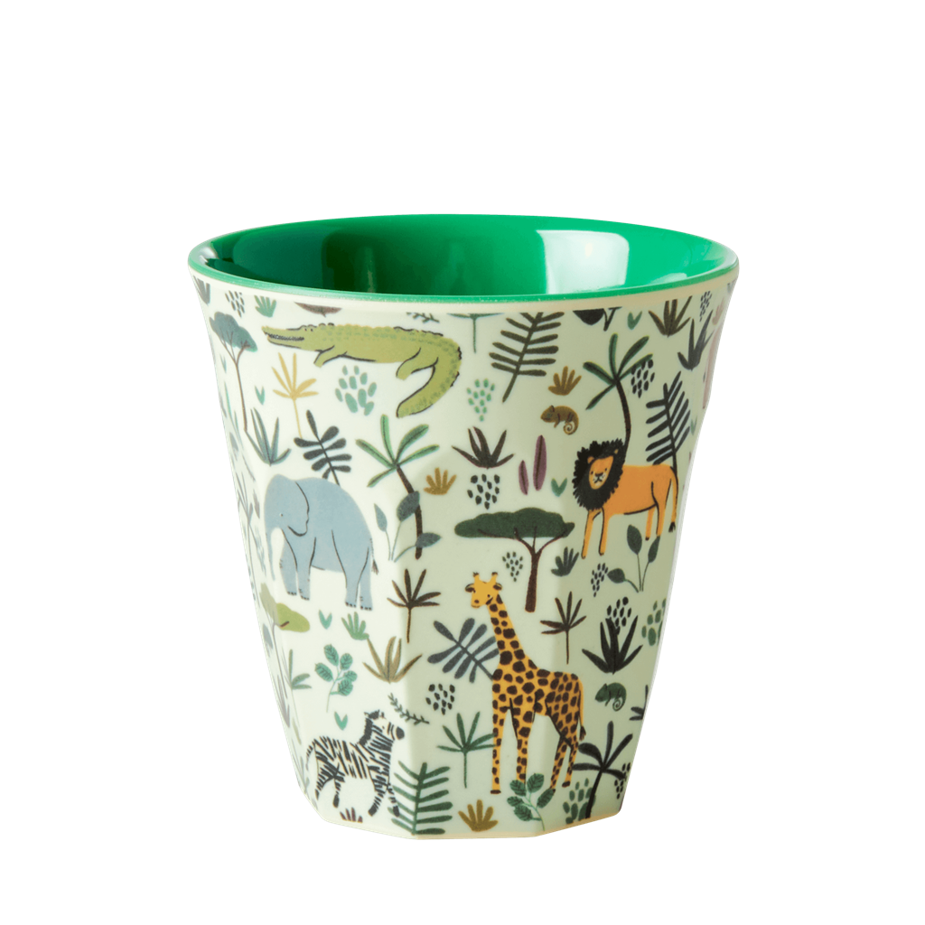 Melamine Kids Cups in Asst. Funky Prints - Small - 6 pcs. in Gift Box - Rice By Rice