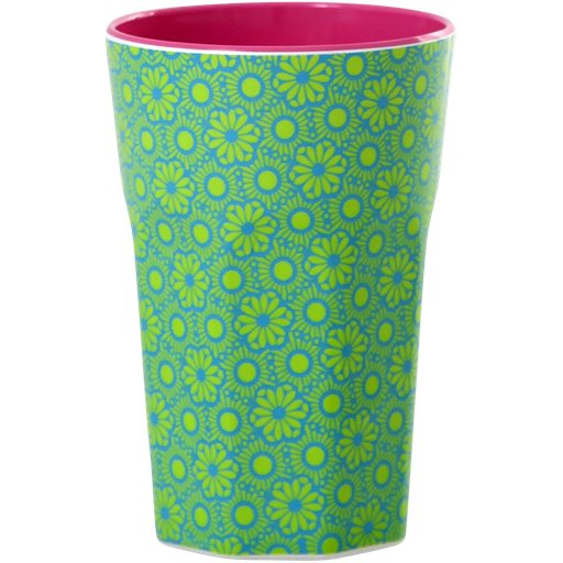 Melamine Tall Cup | Green Marrakesh Print - Rice By Rice