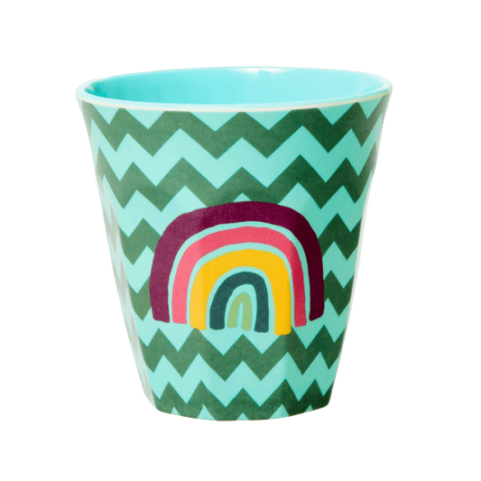 Set of 2 Rice DK Rainbow Print Melamine Cup