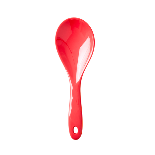 Melamine Salad Spoon 'Yippie Yippie Yeah' | Red - Rice By Rice