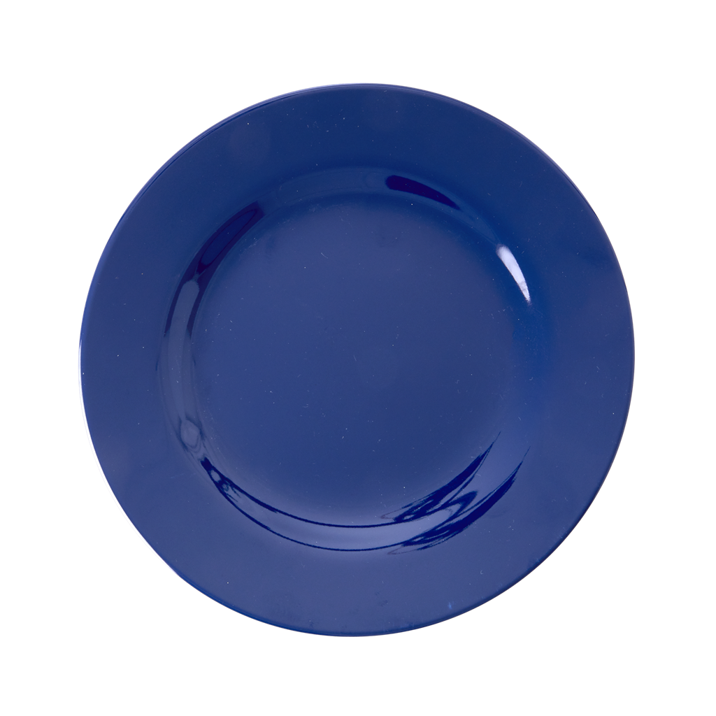 Melamine Lunch Plate | Navy Blue - Rice By Rice