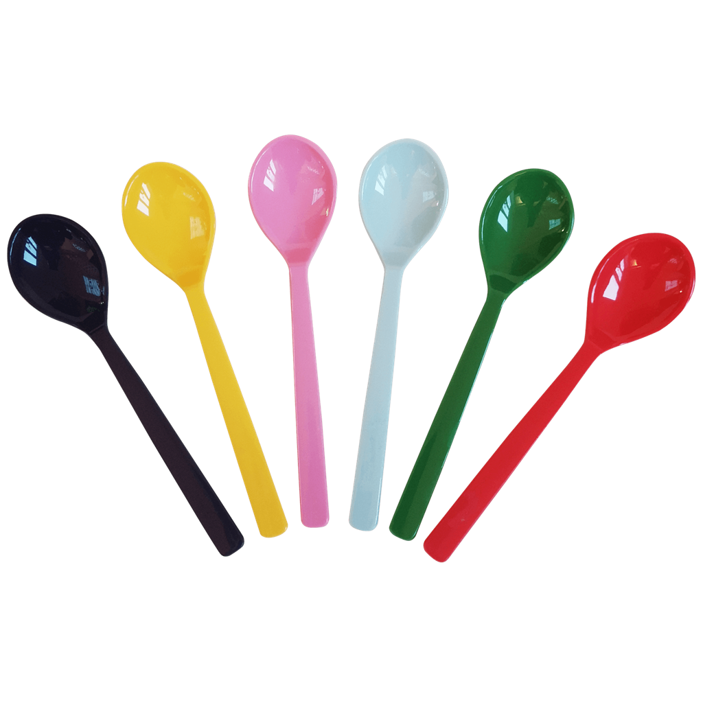 Rice DK 6 Melamine Short 'Favorite Colors Spoons