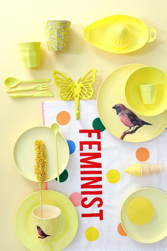 Melamine Lunch Plate | Yellow - Rice By Rice