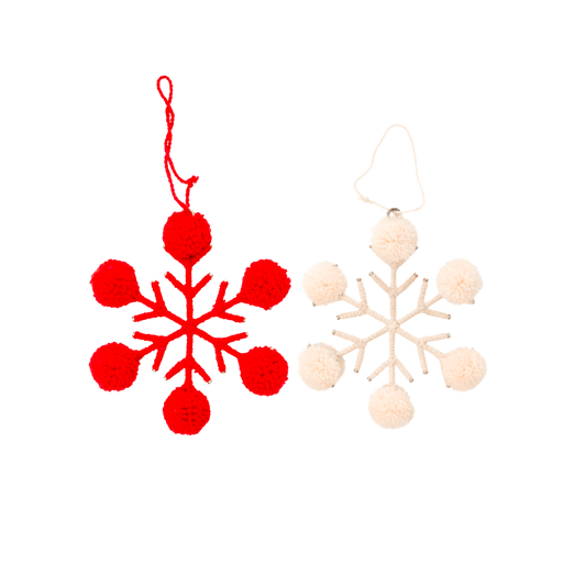 Rice Dk Christmas Snowflake Decorations