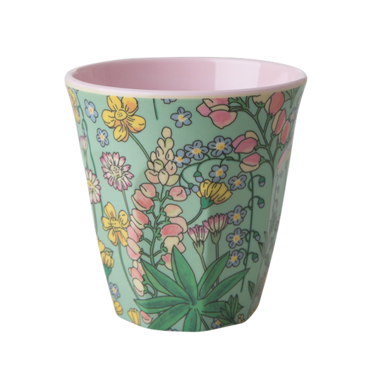Rice DK | Melamine Cup Two Tone with Lupin Print